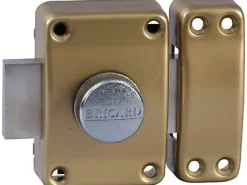 Bricard Verrou De Porte-Verrou targette bouton sans Cylindre