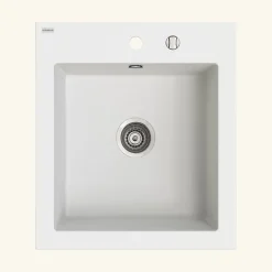 Cuisissimo Vidage automatique gain de place 1 bac CUIPD013 pour évier granit - Siphon gain de place
