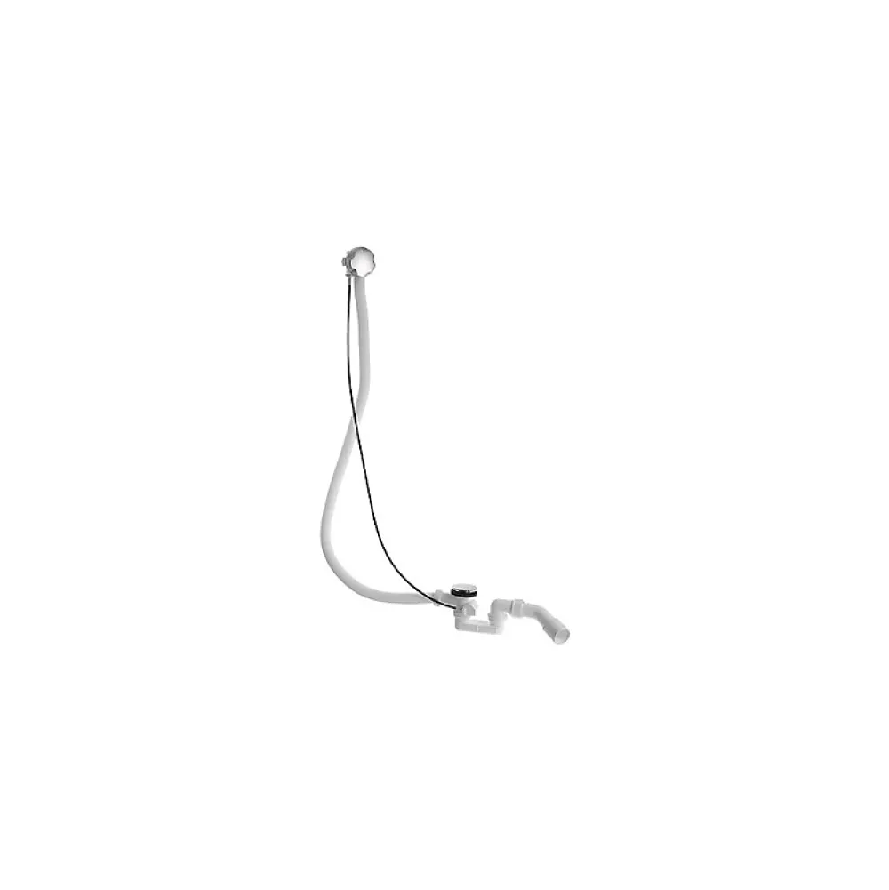 Duravit Evacuation De Baignoire-Vidage baignoire D-Code Chromé 35x8x40 cm