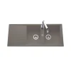 Cuisissimo Vidage manuel 2 bacs CUIPD129 - Siphon gain de place