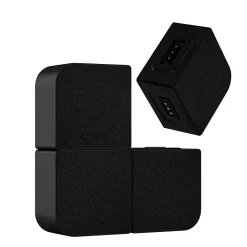Kyf Décodeur Tnt, Télécommande Et Transmetteur-Vidéoprojecteur Android 13.0 FULL HD Design rétro pliable + Mini mur d'enceinte 20W bluetooth modulable 4-EN-1