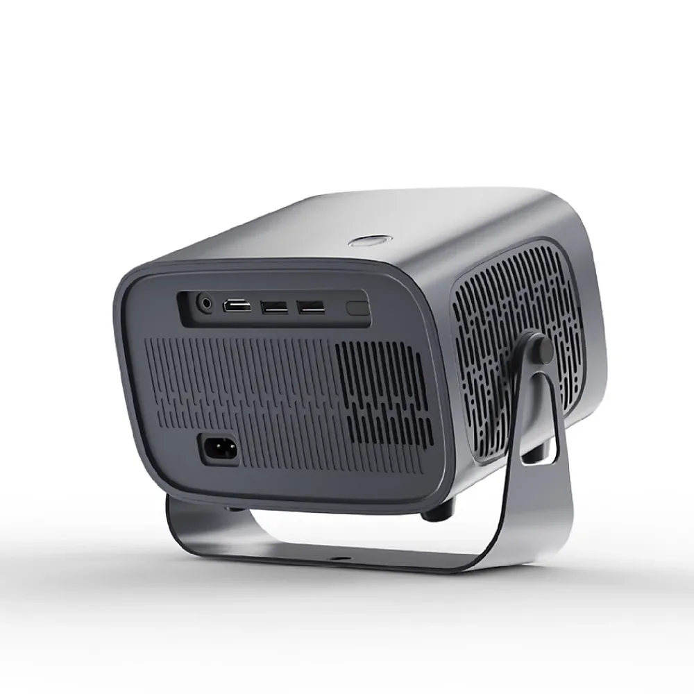 Kyf Décodeur Tnt, Télécommande Et Transmetteur-Vidéoprojecteur Android 13.0 FULL HD Design rétro pliable + Mini mur d'enceinte 20W bluetooth modulable 4-EN-1