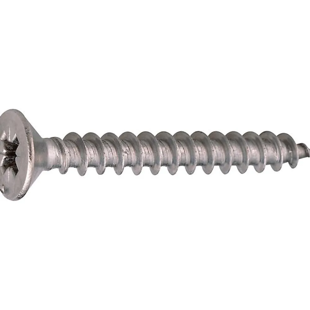 Acton Vis agglo - - Tête fraisée - PZ - Inox A2 - 4 x 16 mm - Boîte de 200