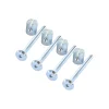 Vis Express Vis AMEUBLEMENT KIT 4 Boulon (vendu avec Ecrou) Cylindrique M6X80 Acier zingué - 1 pièce
