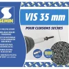 Semin Vis Pour Plaque De Plâtre-Vis Auto Perceuse 35 mm - Fixation des Plaques de Plâtre sur l'Ossature - Intérieur - Boîte de 1000 Pièces (Lot de 2000)