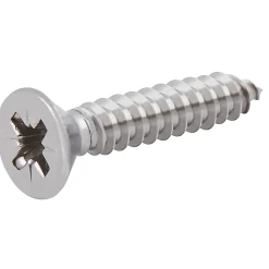 Diall Vis autoperceuses fraisées en acier inoxydable A2, 4,8x25 mm - 25 pièces