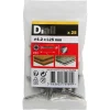 Diall Vis Pour Métal-Vis autoperceuses fraisées en acier inoxydable A2, 4,2x25 mm - 25 pièces