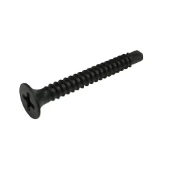 Diall Vis autoperceuses pour plaque de plâtre, noir mat, 3,5x35 mm - 200 pièces