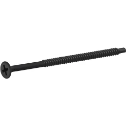 Diall Vis autoperceuses pour plaque de plâtre, noir mat, 4,2x70 mm - 200 pièces