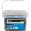 Diall Vis autoperceuses pour plaque de plâtre, noir mat, 3,5x55 mm - 1000 pièces