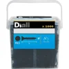 Diall Vis autoperceuses pour plaque de plâtre, noir mat, 3,5x45 mm - 1000 pièces