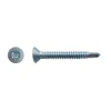 D-Work Vis Pour Métal-500 Vis Autoperceuses Tête Fraisée Torx 4.2 x 12.7 mm - Zingué blanc -