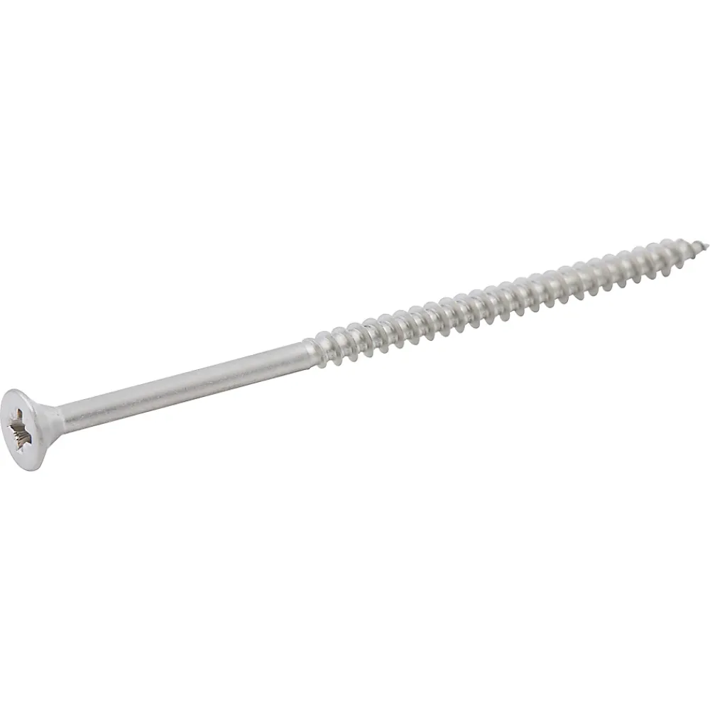 Diall Vis à bois en acier inoxydable A2 pozidriv 6x120 mm - 20 pièces
