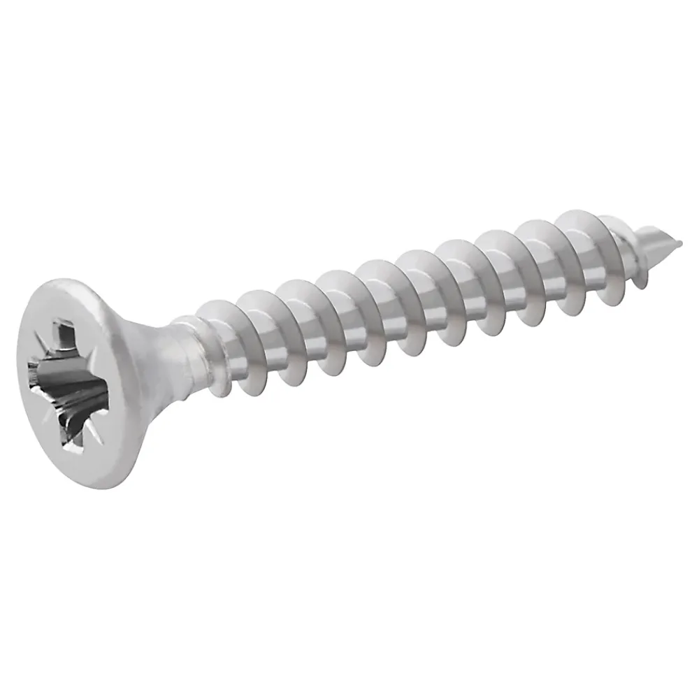 Diall Vis à bois en acier inoxydable A2 pozidriv 5x40 mm - 200 pièces
