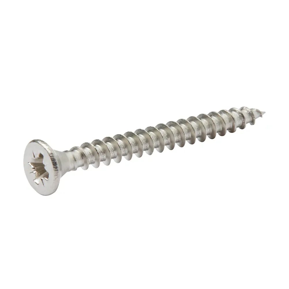 Diall Vis à bois en acier inoxydable A2 pozidriv 4x40 mm - 20 pièces