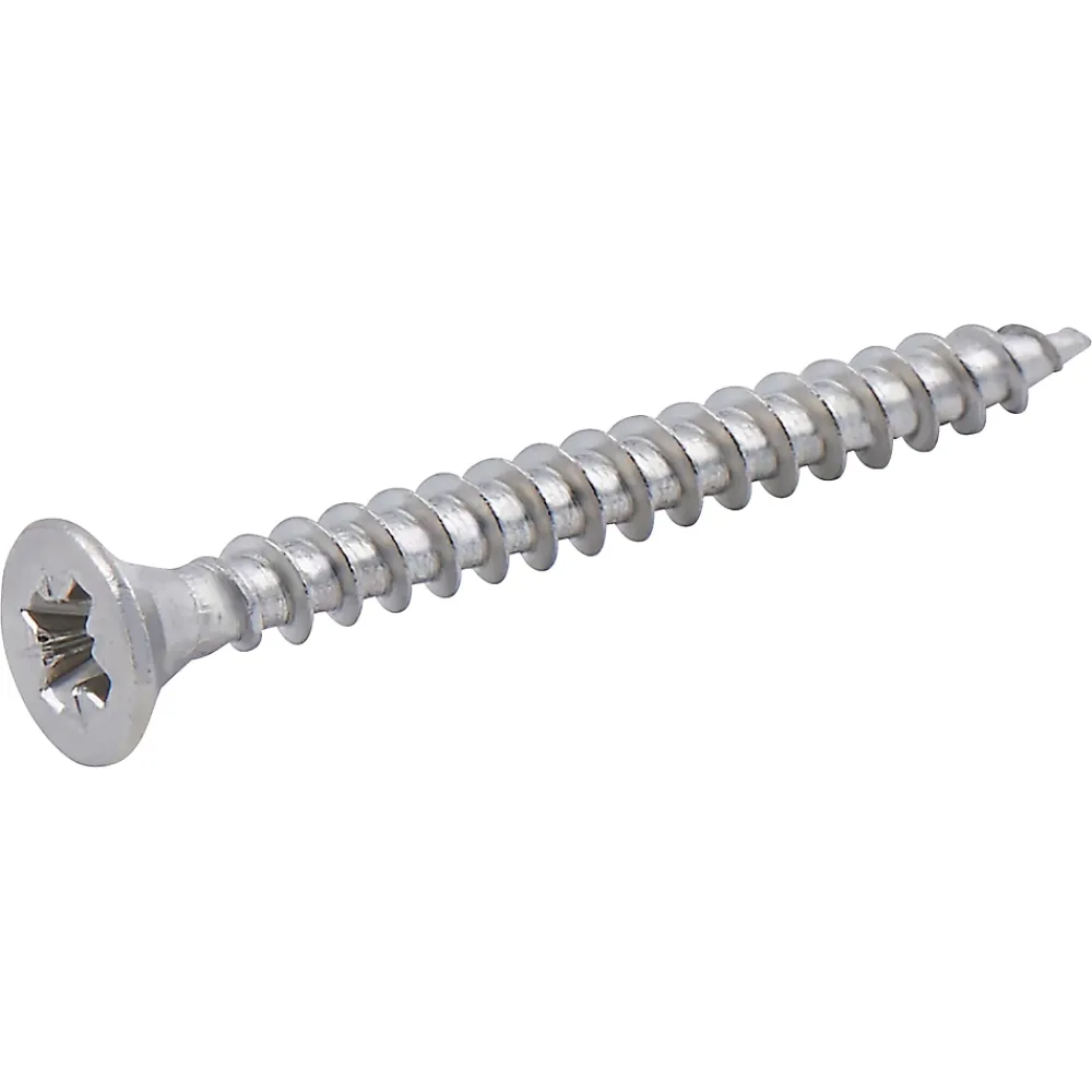 Diall Vis à bois en acier inoxydable A2 pozidriv 4x40 mm - 500 pièces