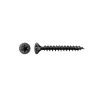 D-Work 200 Vis Bois pour Ferrures Tête Fraisée Torx TSTAR + pointe S F/Total 3 x 16 mm - Zingué Noir -