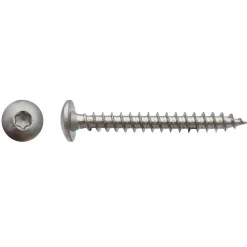 D-Work 200 Vis Bois pour Penture Torx TX30 6 x 25 mm - Inox A2 -