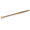 Diall Vis à bois pozidriv tête fraisée zinguée jaune 5x120 mm - 100 pièces