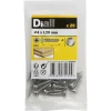 Diall Vis à bois à tête cylindrique en acier inoxydable A4 pozidriv 4X20 mm - 20 pièces