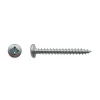 D-Work 500 Vis Bois Tête Cylindrique Pozidriv 3.5 x 40 mm - Zingué blanc -