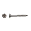 D-Work Vis Pour Terrasse-200 Vis Bois Tête Fraisée Pozidriv F/Partiel 3.5 x 35 mm - Inox A4 -
