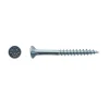 D-Work 500 Vis Bois Tête Fraisée Pozidriv F/Partiel 4 x 40 mm - Zingué blanc -
