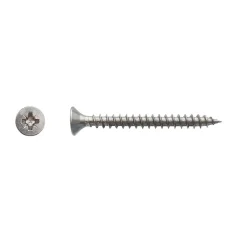 D-Work 100 Vis Bois Tête Fraisée Pozidriv 6 x 70 mm - Inox A4 -