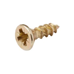 TurboDrive Vis À Bois-Vis à bois Premium pozidriv zinguée jaune 5x50 mm - 100 pièces