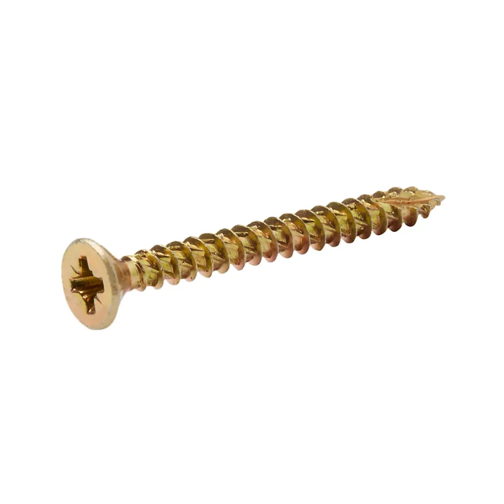 TurboDrive Vis à bois Premium pozidriv zinguée jaune 6x60 mm - 20 pièces