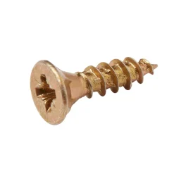 TurboDrive Vis à bois Premium pozidriv zinguée jaune 3x12 mm - 20 pièces