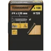 TurboDrive Vis à bois Premium torx zinguée jaune 4x30 mm - 100 pièces