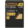 TurboDrive Vis à bois Premium torx zinguée jaune 5x50 mm - 100 pièces