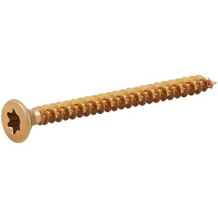 TurboDrive Vis à bois Premium torx zinguée jaune 5x60 mm - 200 pièces
