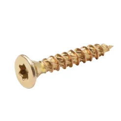 TurboDrive Vis À Bois-Vis à bois Premium torx zinguée jaune 4x25 mm - 100 pièces