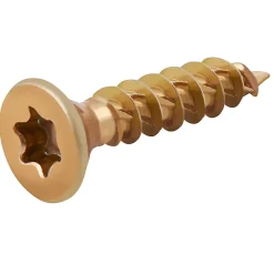 TurboDrive Vis À Bois-Vis à bois Premium torx zinguée jaune 4x20 mm - 100 pièces