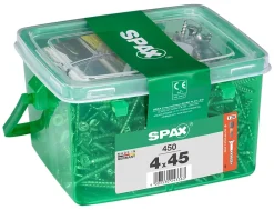 Spax France Vis À Bois-Vis à bois Wirox Spax torx A9J 4x45mm - 450 pièces