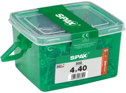 Spax France Vis à bois Wirox Spax torx A9J 4x40mm - 500 pièces