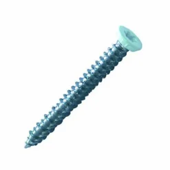 Lennie Vis béton pour fixation de châssis tête fraisée empreinte Torx T30 Zingué laqué blanc - 7,5 x 62 mm- Vendu par 200