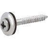 Diall Vis Inox-Vis de bardage en acier inoxydable A2, 4,5x45 mm - 50 pièces