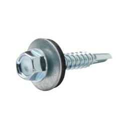 Diall Vis Pour Toiture Et Bardage-Vis de bardage zinguée 5,5x32 mm - 50 pièces