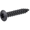 Diall Vis de charnière zinguée noire 6x40 mm - 200 pièces