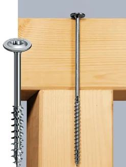 Spax France Vis de charpente tête ronde Spax Wirox 8 x 160 mm filetage partiel - 50 pièces