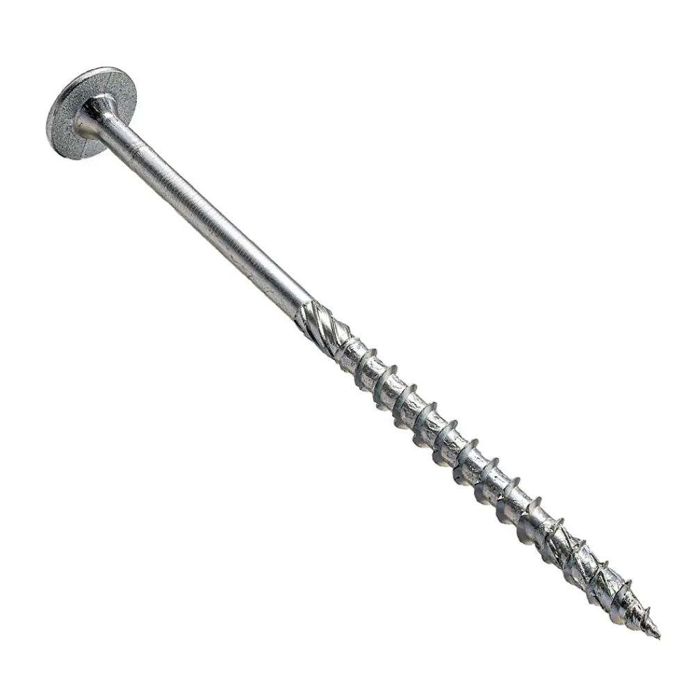 Klimas Vis de construction bois à tête large Torx zinguées blanches 8 x 340 mm 50 pcs
