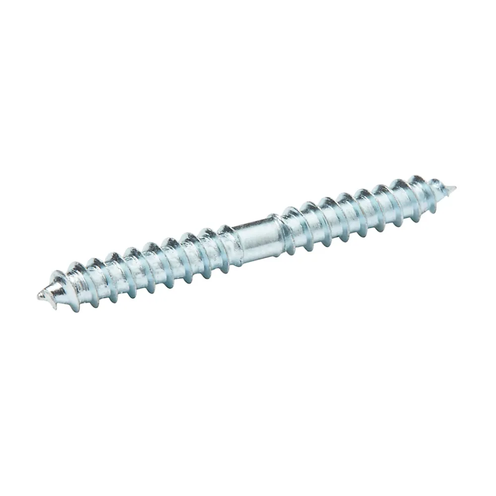 Diall Vis À Double Filetage-Vis à double filetage (bois/bois) 4x40 zingués mm - 5 pièces