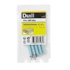 Diall Vis À Double Filetage-Vis à double filetage (bois/bois) 8x80 zingués mm - 5 pièces