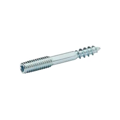 Diall Vis À Double Filetage-Vis à double filetage (métal/bois) 4x30 zingués mm - 5 pièces
