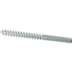 Diall 10 vis double filet bois/métal acier zingué ø4 x l.40mm