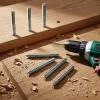 Diall Vis À Double Filetage-10 vis double filet bois/métal Ø4 x l.20mm