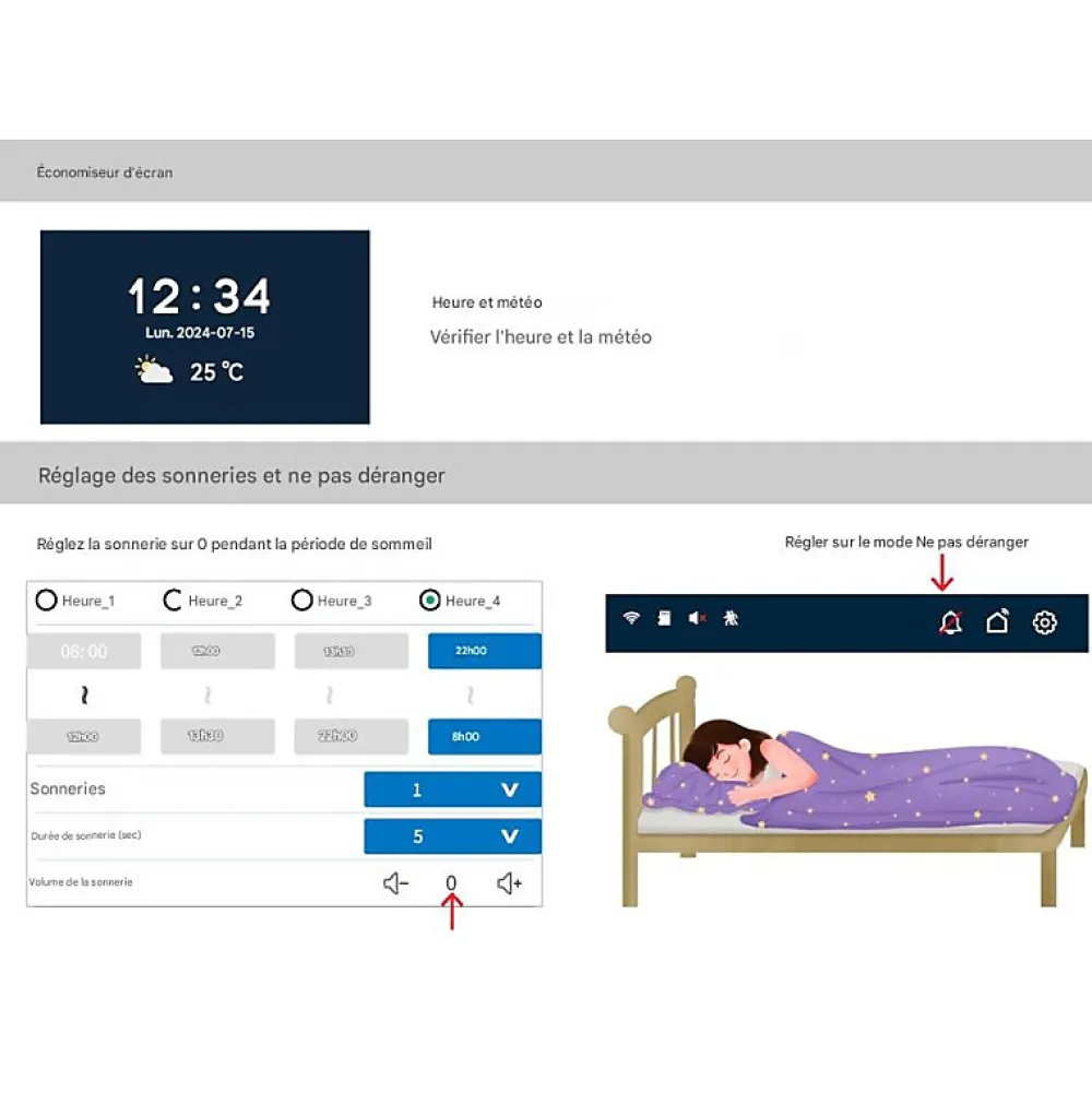 Automatisme Passion Visiophone connecté 2 fils avec lecteur RFID et enregistreur de visiteurs